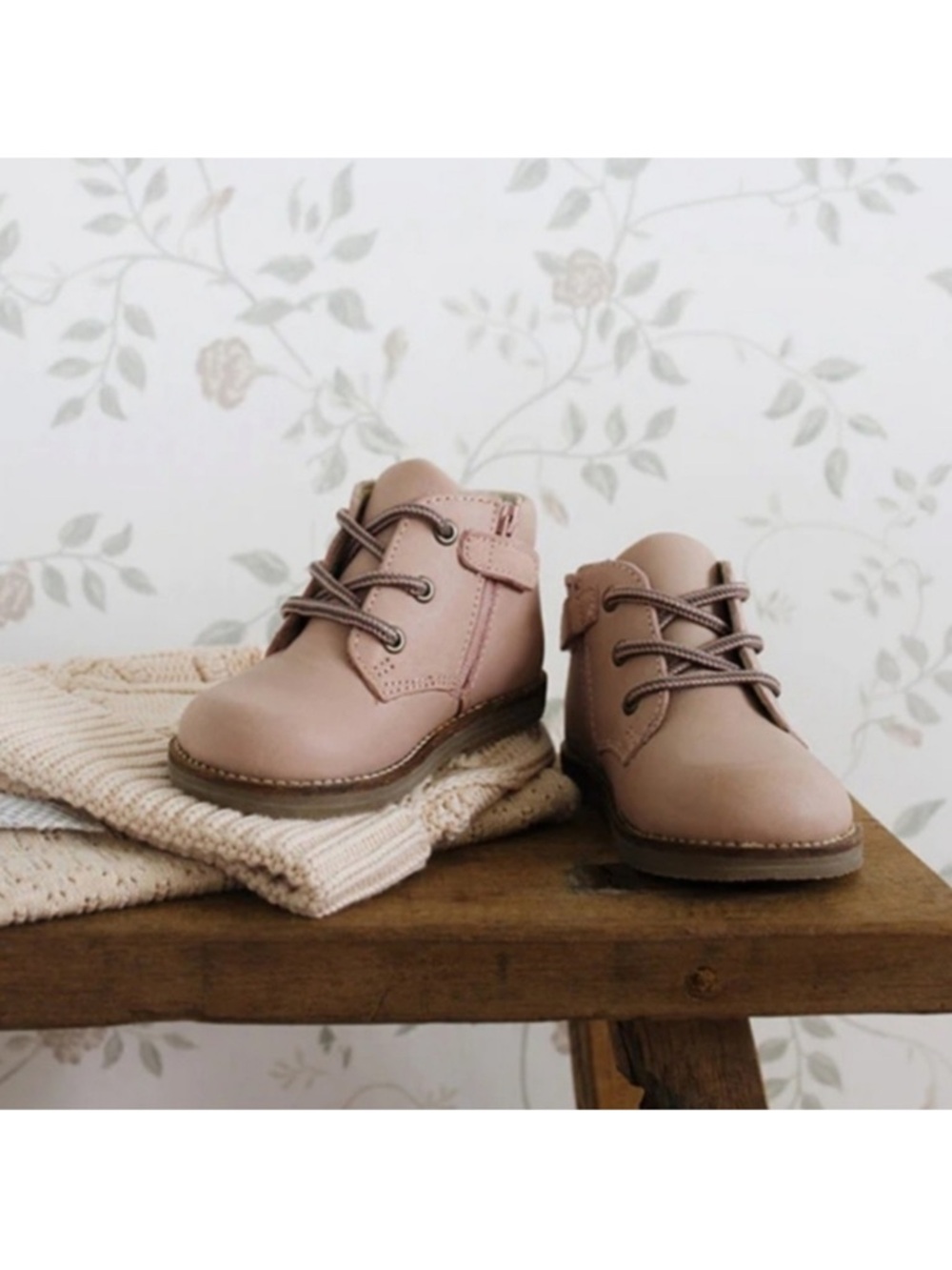 Jamie Kay Leather Boots | Blush